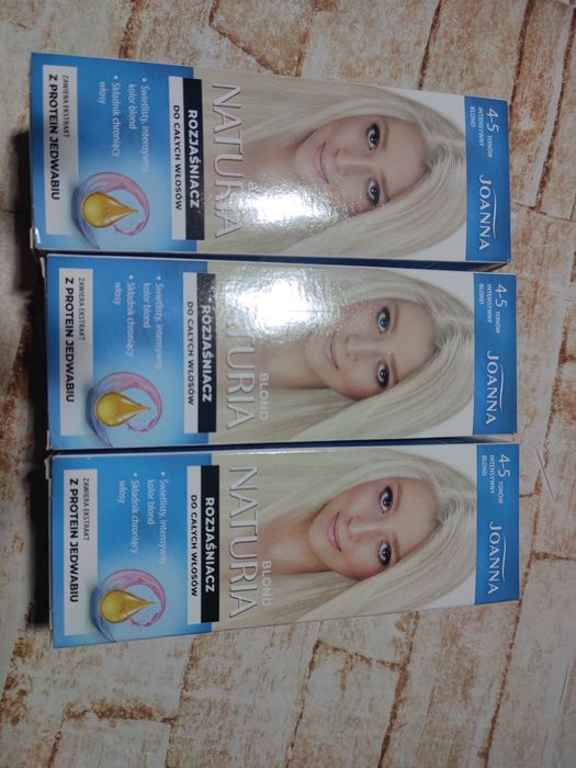 3 nowe rozjaśniacze z firmy Joanna 4-5