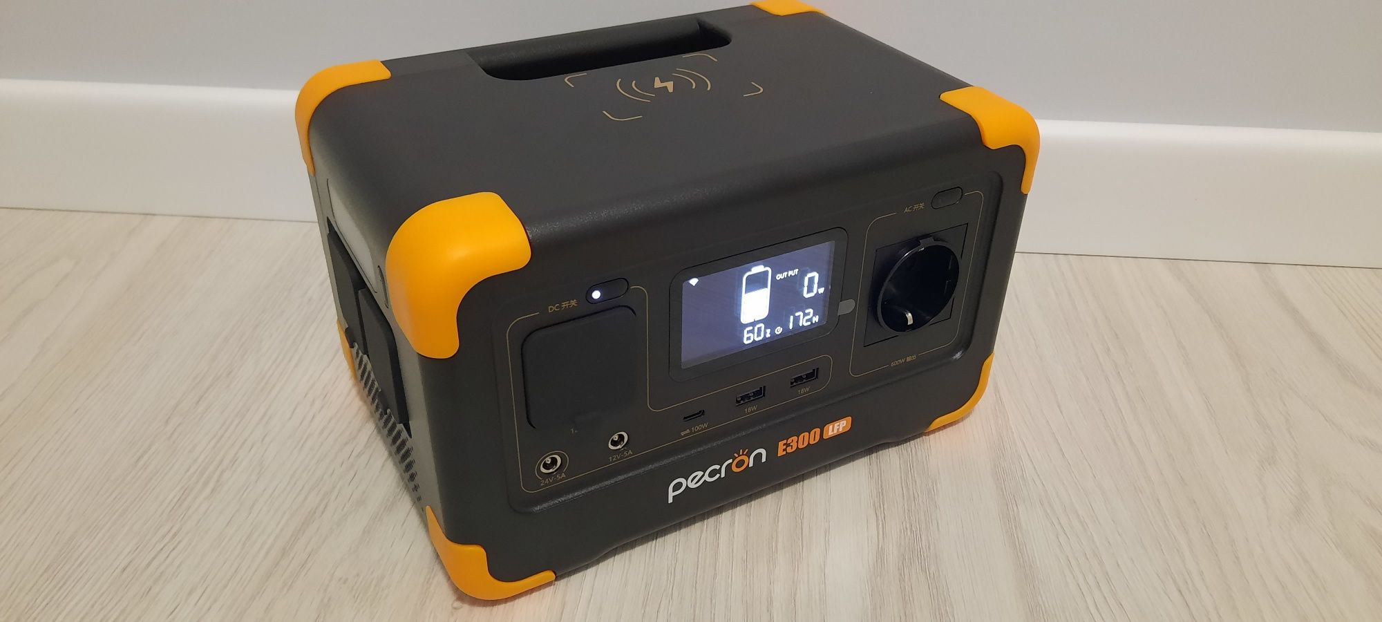 Stacja zasilająca 600W LiFePO4 awaryjne powerbank Pecron E600LFP