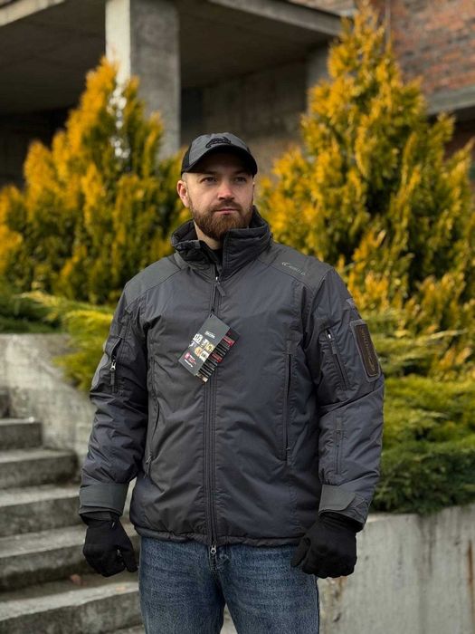 Тактична військова зимова куртка Carinthia HIG 4.0 G-Loft Grey S-3XL