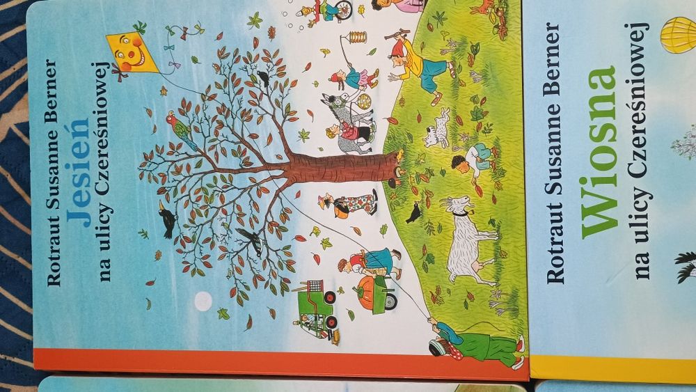 4 książki Wiosna, Lato, Jesień, Zima na ulicy Czereśniowej