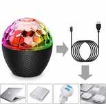 Lampka led party imprezowa projektor DISCO głośnik bluetooth