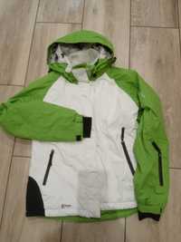 Kurtka damska narciarska zielono biała TECHNOVATION rozmiar 164
