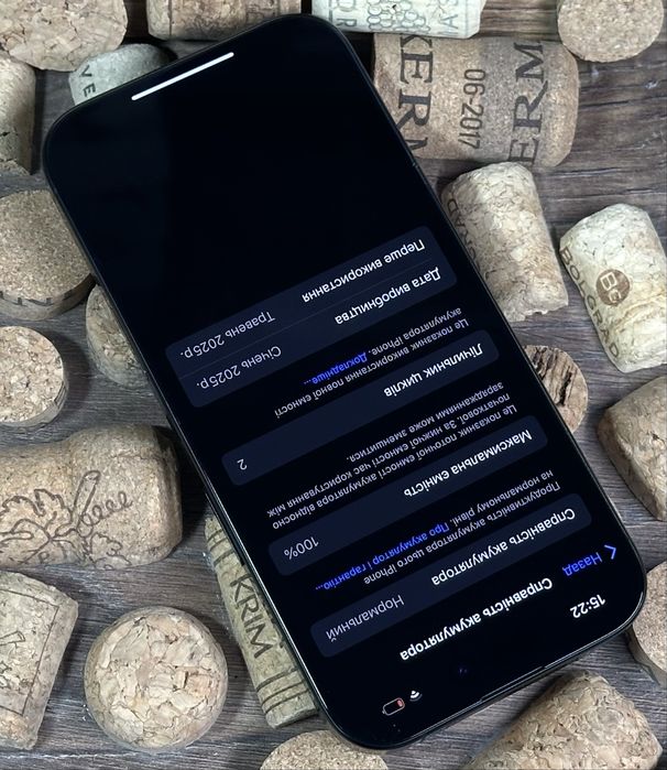 Apple iPhone 16 Pro 128Gb Black Titanium Батарея 100%