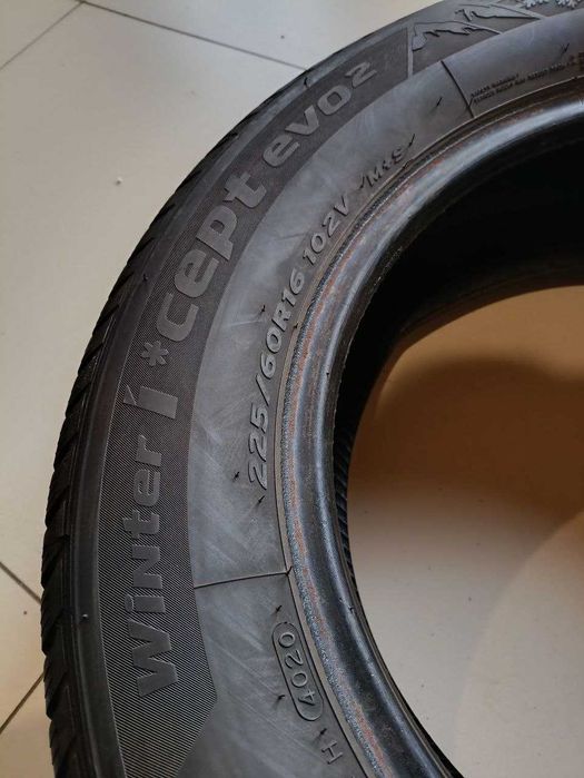 Шина (одна) б/у 225/60R16 102V Hankook Winter i*cept Evo 2