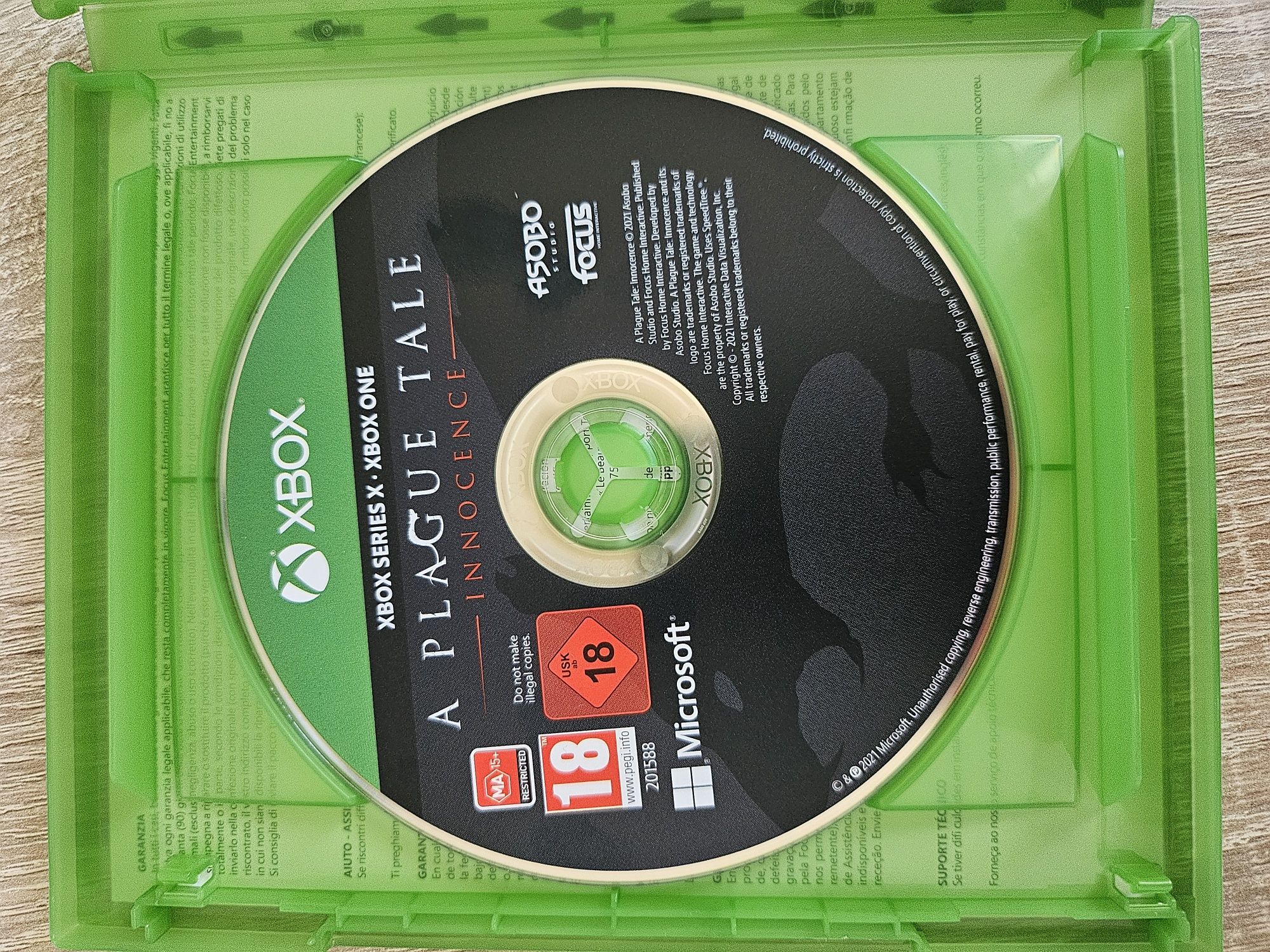 Gra A Plague Tale: Innocence Microsoft Xbox One Xone Series X XSX