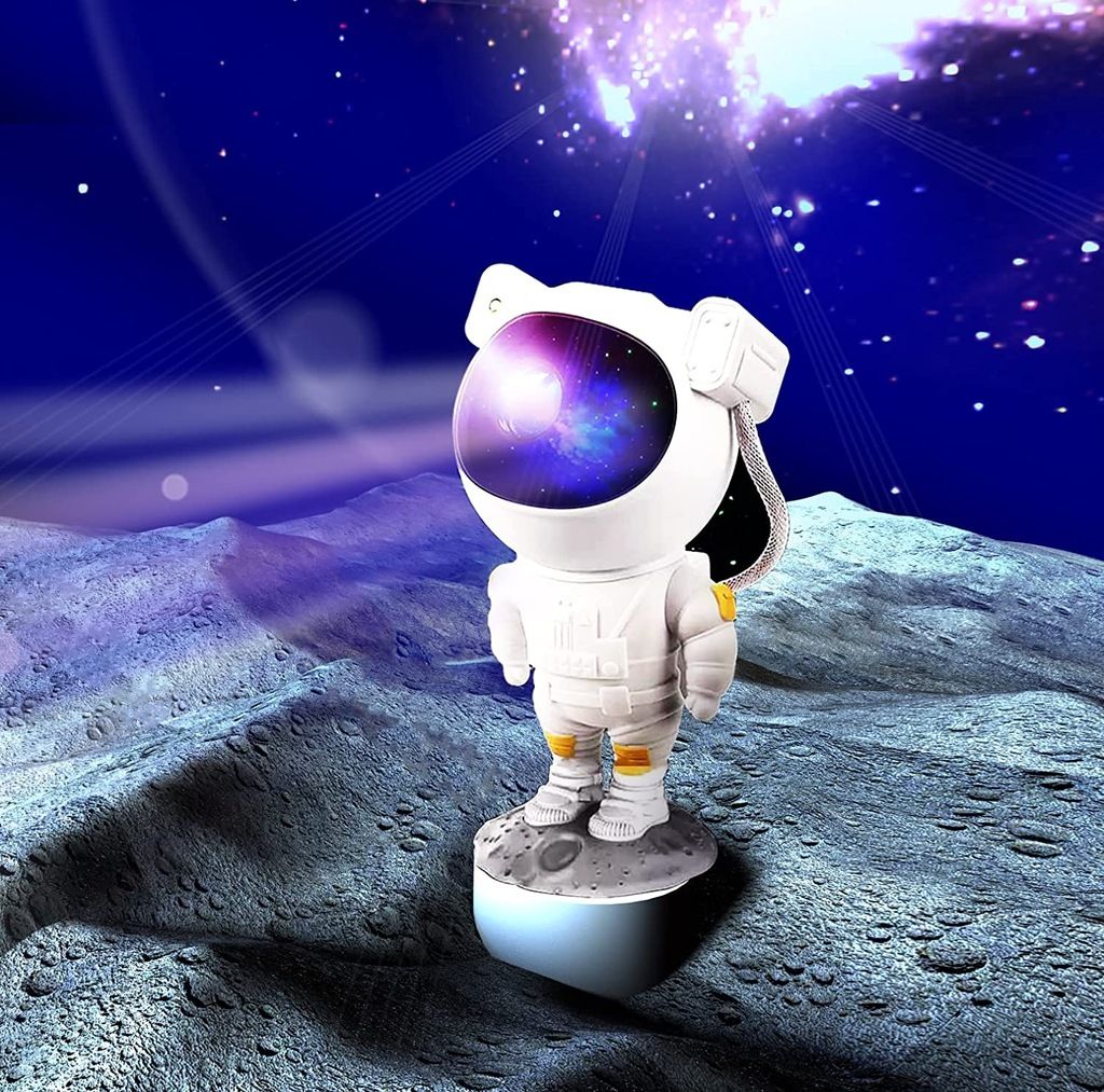 Projektor Gwiazd Astronauta Dla Dzieci Lampka Nocna