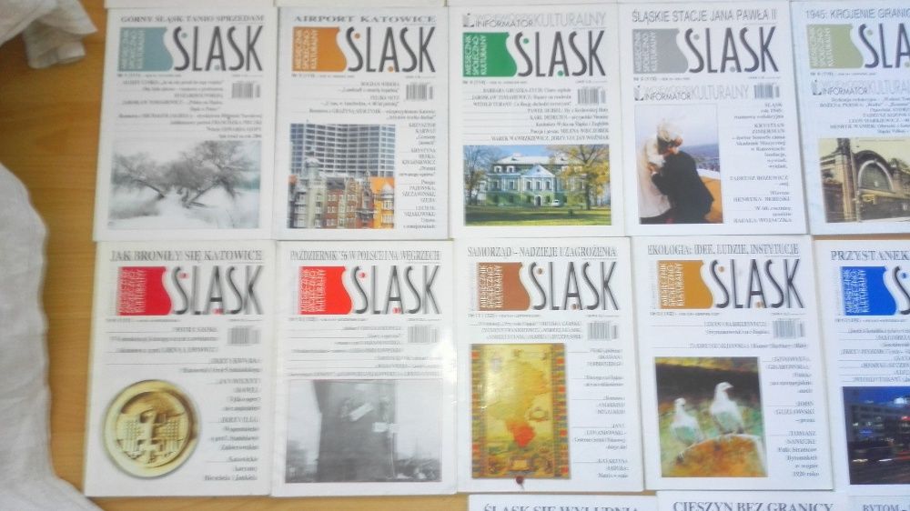 2 zł/sztuka Miesięcznik "Śląsk"- 37 starych numerów (lata `96-`08)