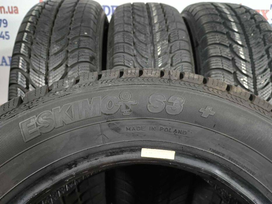 4 шт. 175/65 R14 Sava Eskimo S3+ зимові шини б/у, 6-6,5 мм