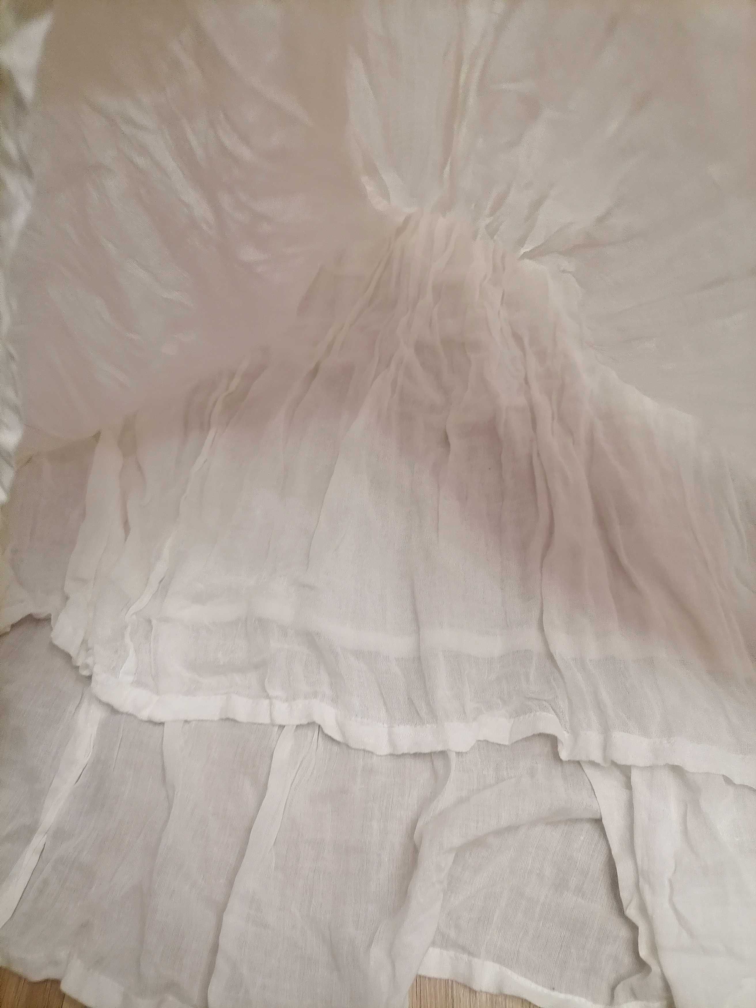 Biała sukienka letnia rozmiar s