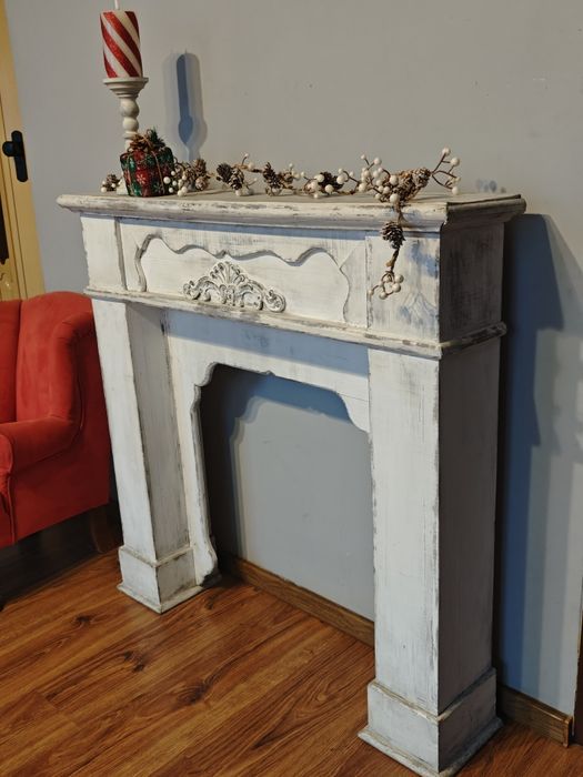 Kominek atrapa portal kominkowy retro