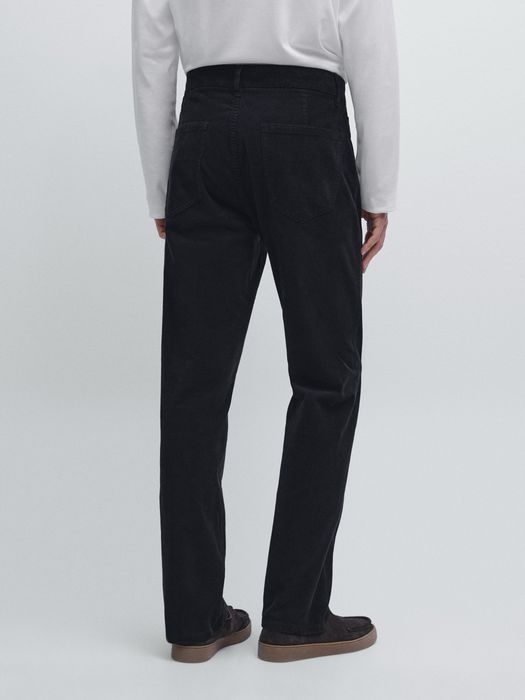 Massimo dutti вельветові штани джинси темно сині чорні вельветовые