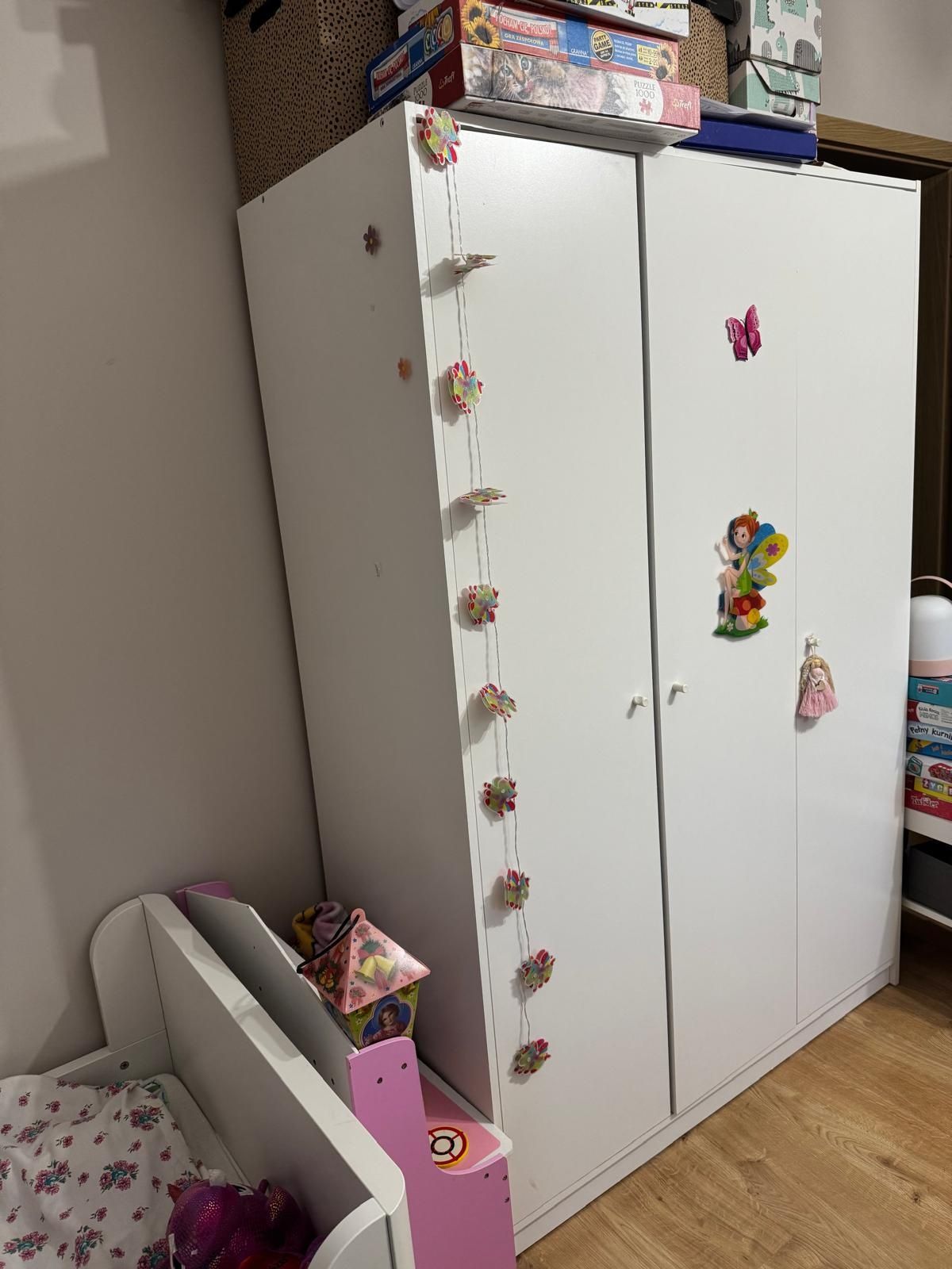 Szafa biala 3 drzwiowa 118 cm x 176 cm