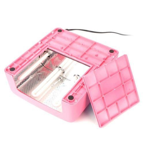 Лампа для маникюра UV Pink Fashion 36Вт +3 ГЕЛь лаки + 3 Наклейки НОВі