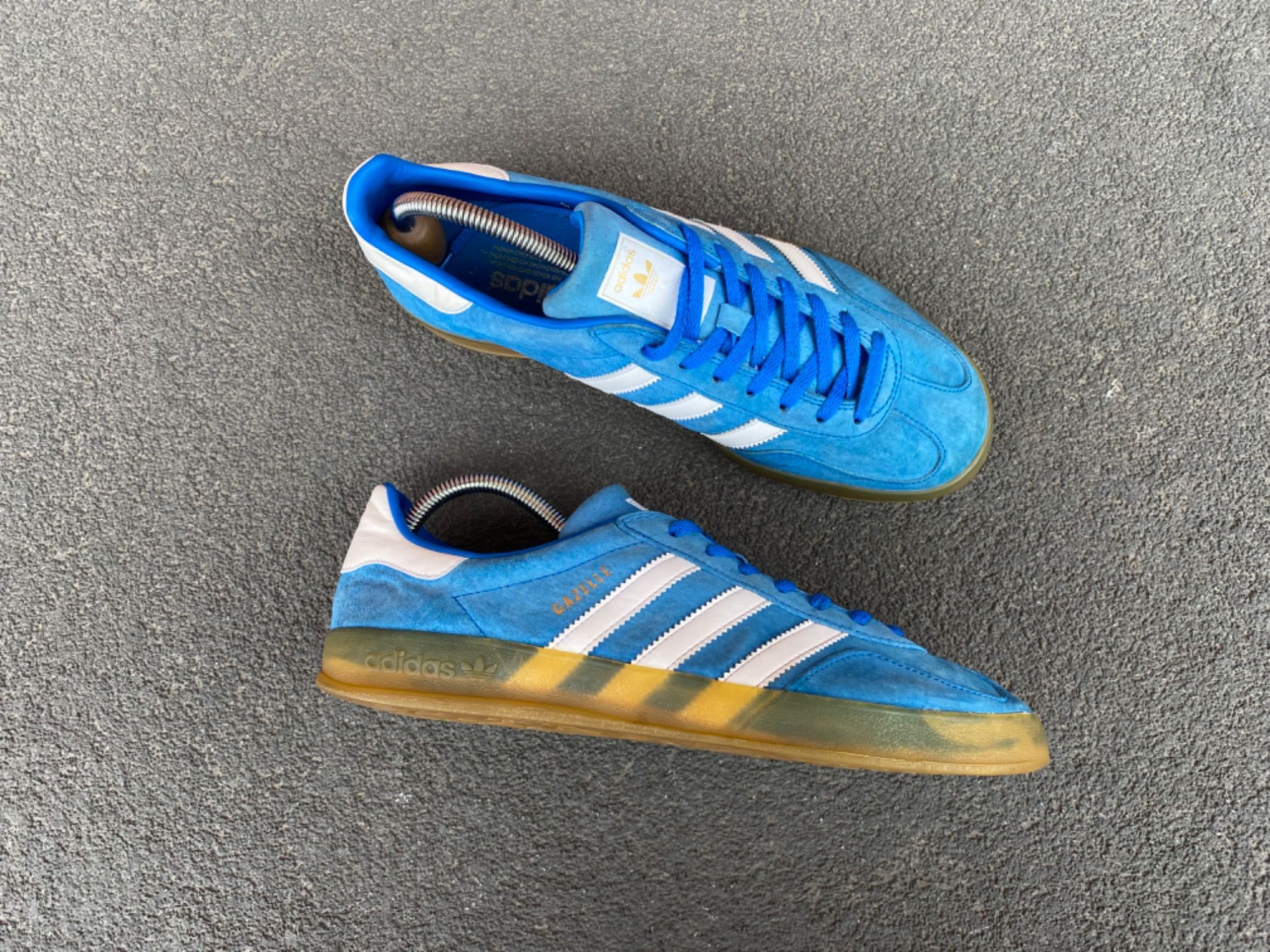 Кросівки adidas Gazelle Indoor original 43р сині замшеві