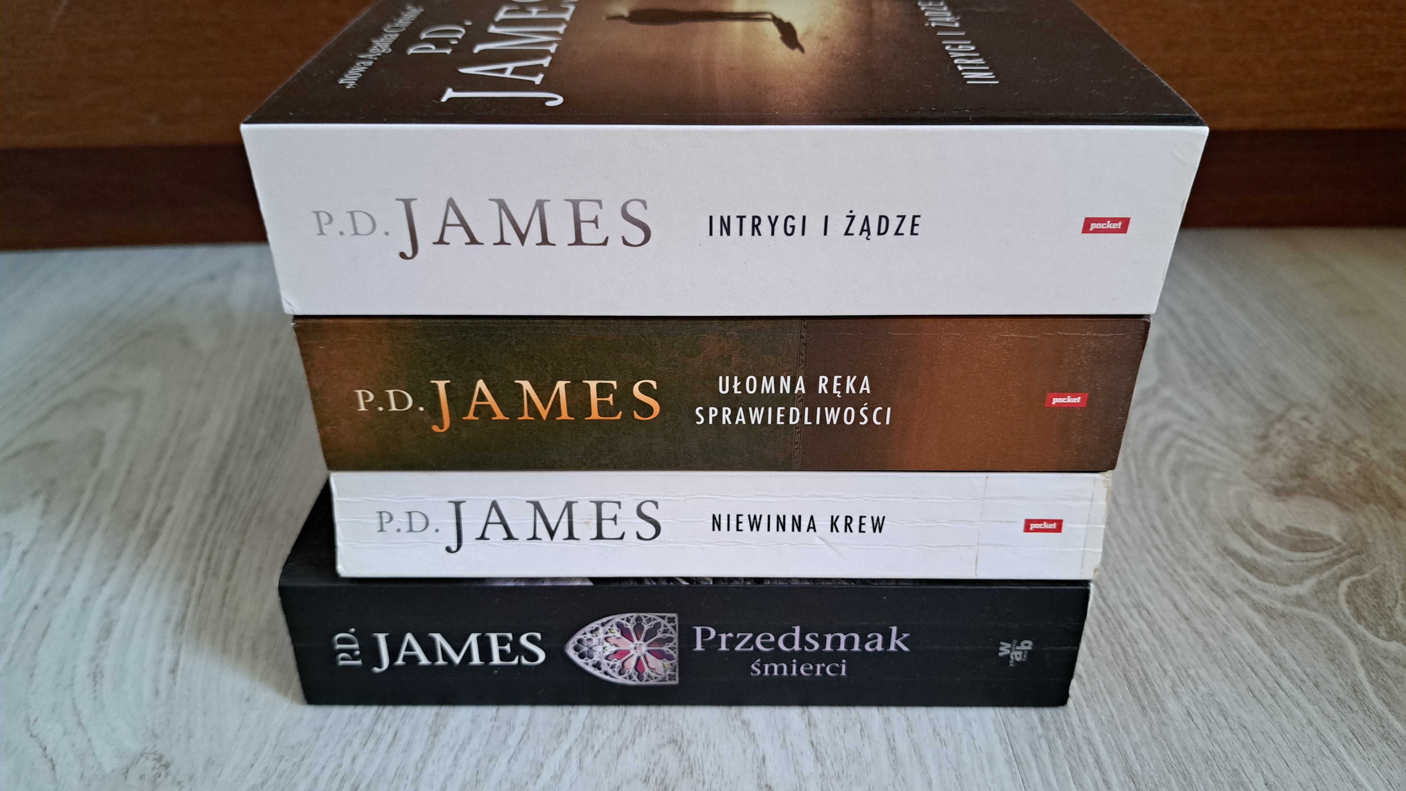 P.D. James Przedsmak śmierci Intrygi i żądze Ułomna ręka Niewinna krew