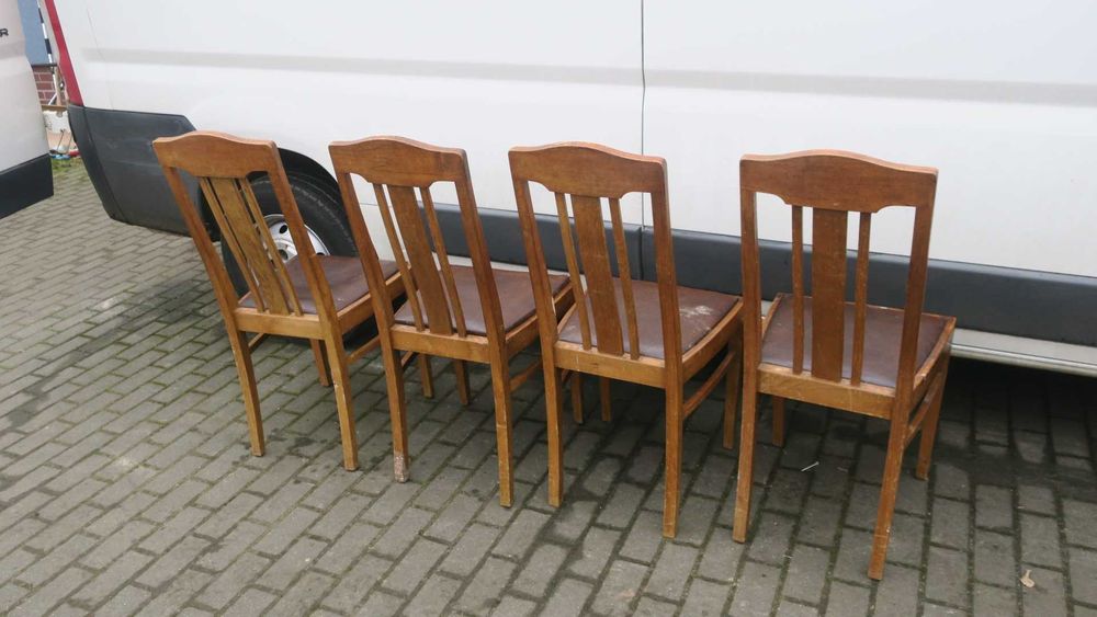 Stare krzesła 4 sztuki
