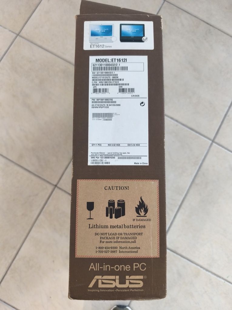 POS ASUS com impressora Epson e display
