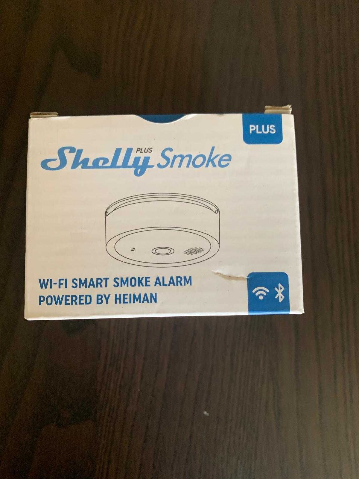 SHELLY Sensor de Fumo Inteligente com Alarme Integrado