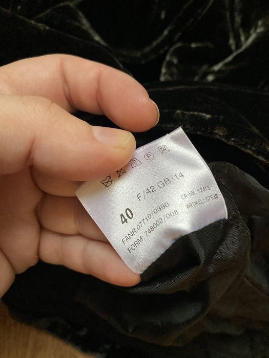 Kurtka marynarka Jedwabny aksamit Basler