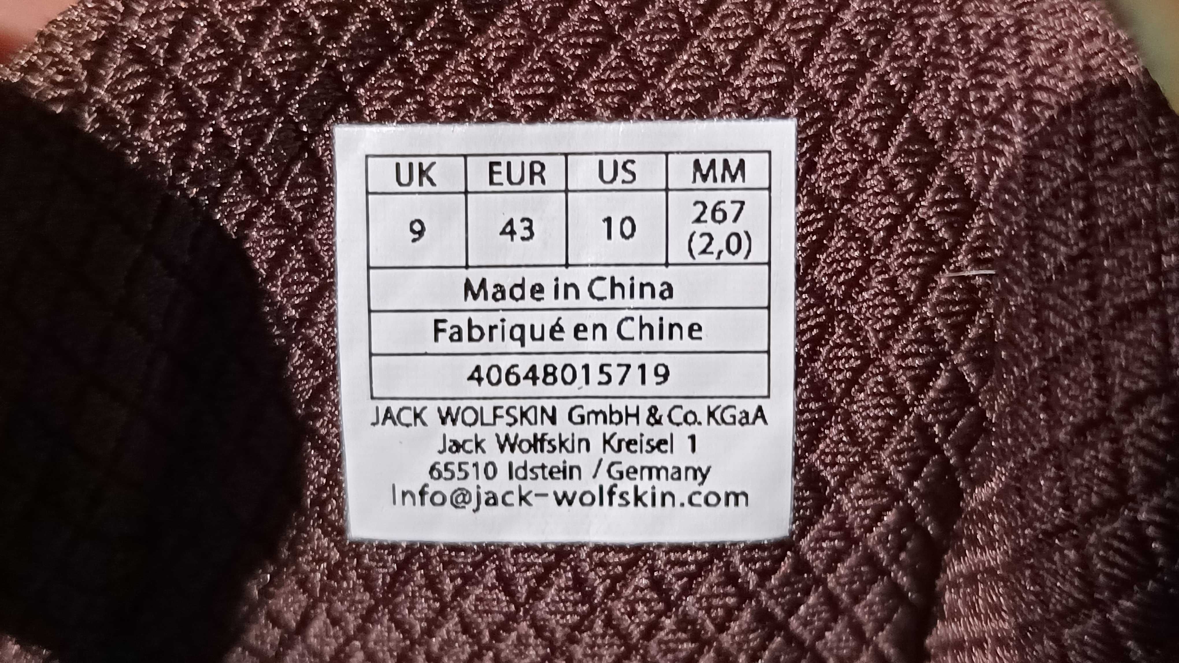 Męskie sneakersy JACK WOLFSKIN HIKE VENTURA Lite XT TEX LOW r.43 s.bdb