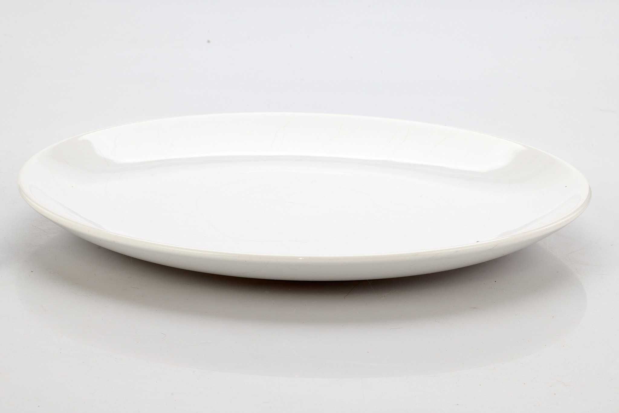 porcelana IKEA talerz płytki duży biały bez ozdób 15660
