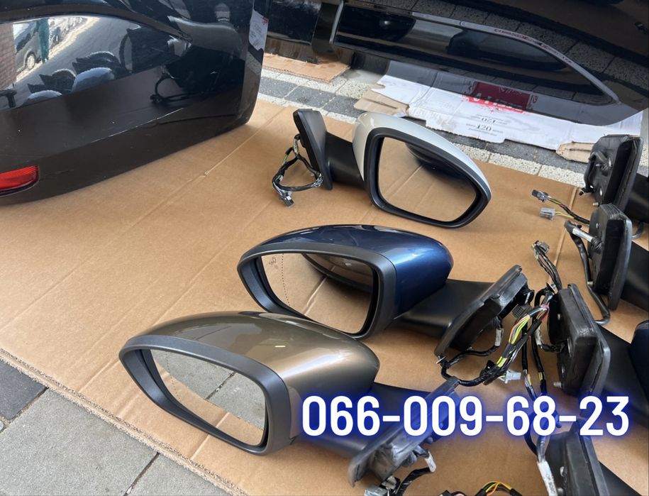 Дзеркало зовнішнє праве та ліве рено меган 4 автоскладне механічне