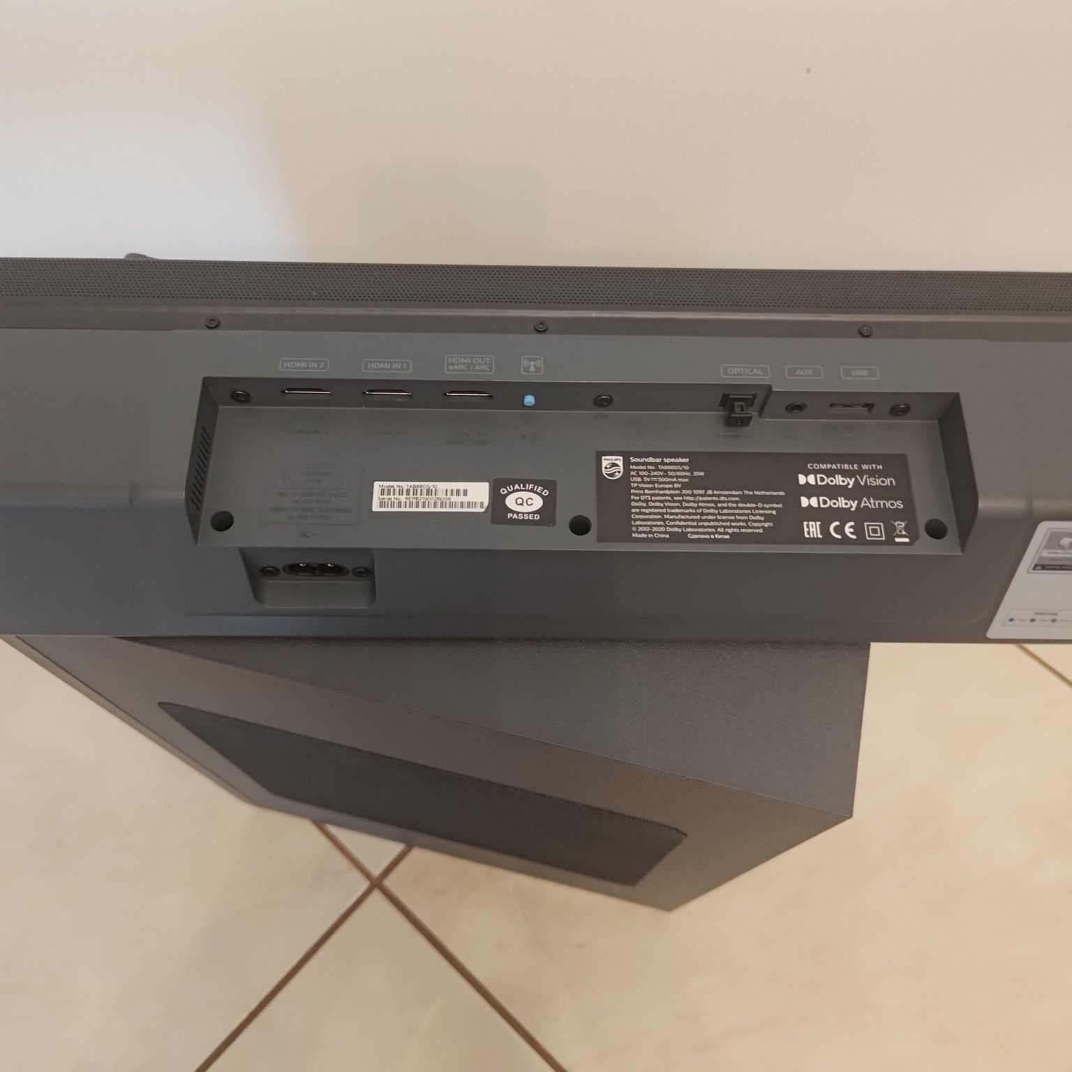 Soundbar speaker TAB 8805/10