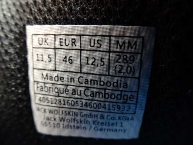 Buty JACK WOLFSKIN WOODLAND roz 46 Turystyczne