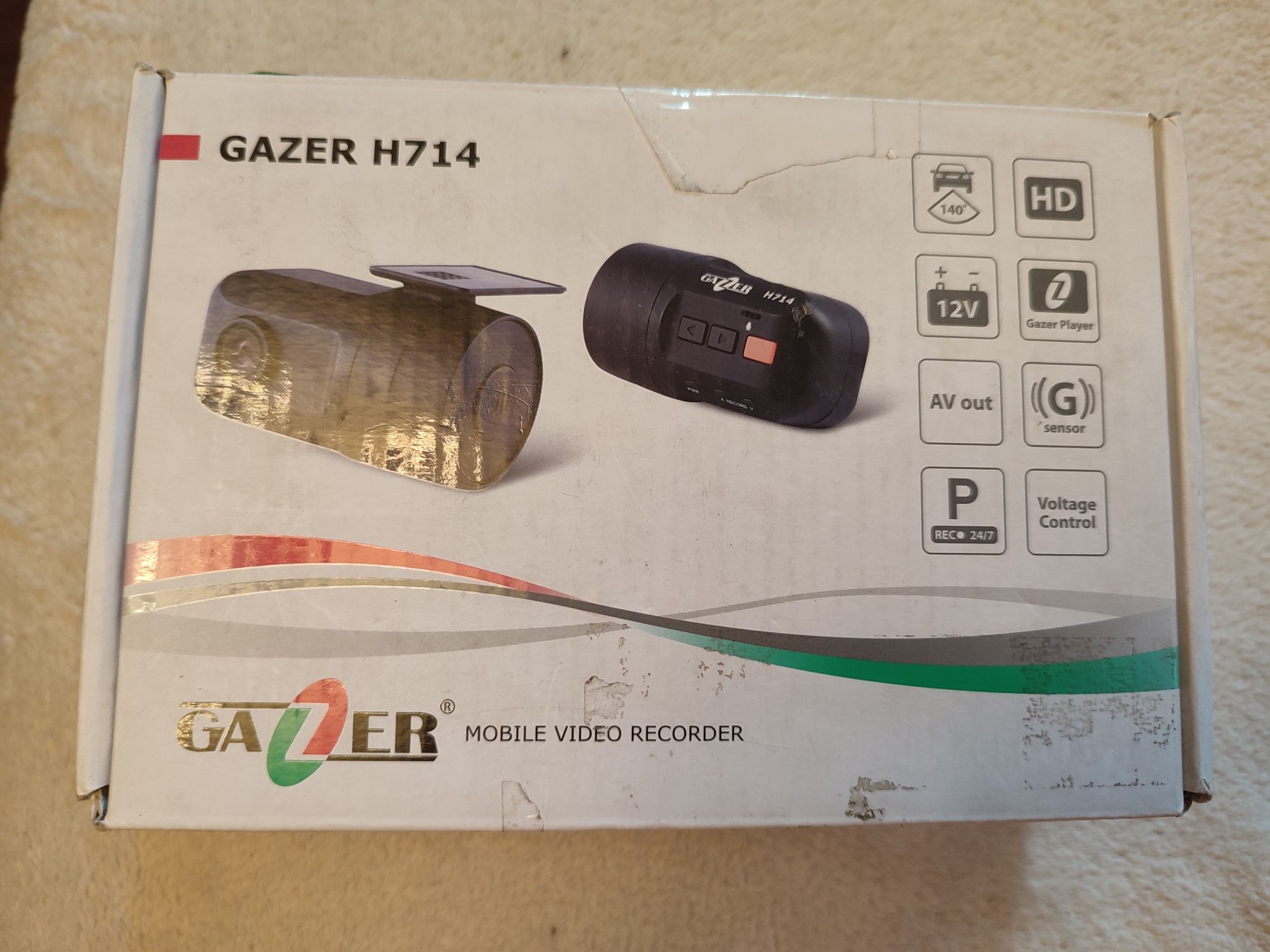 Відеореєстратор gazer H714