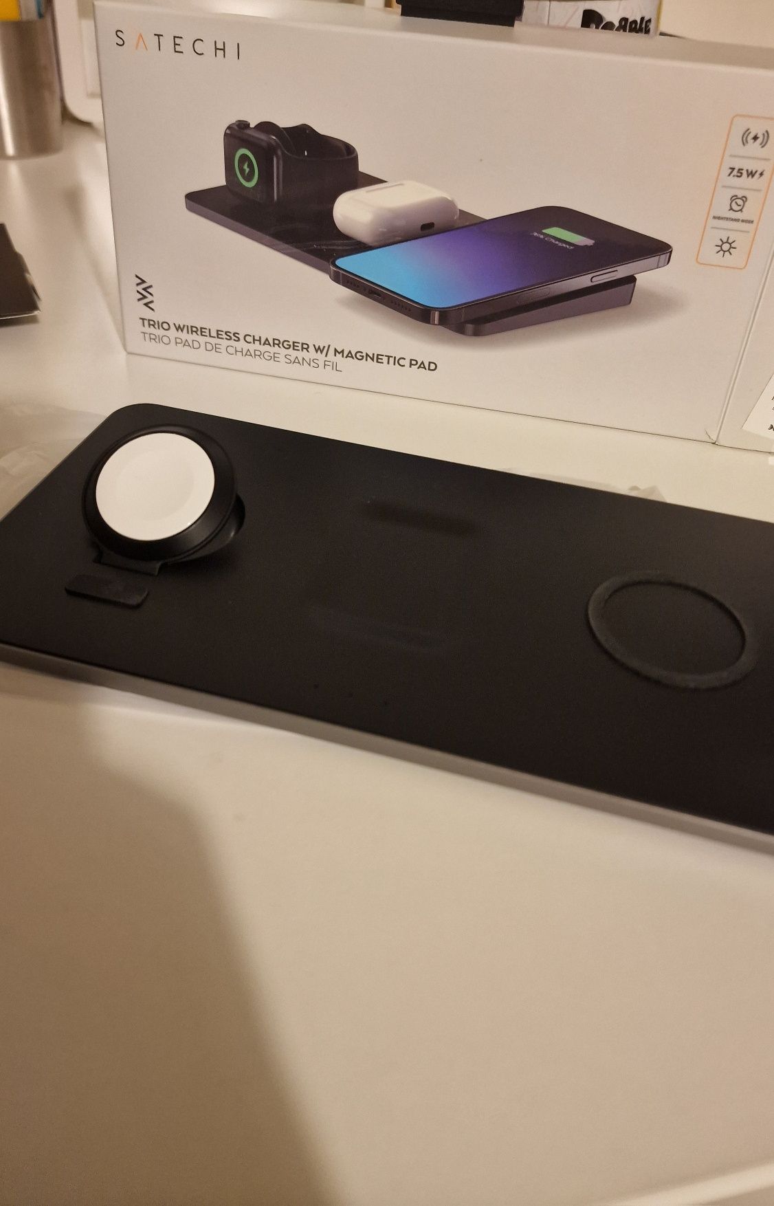 satechi trio wireless charging pad