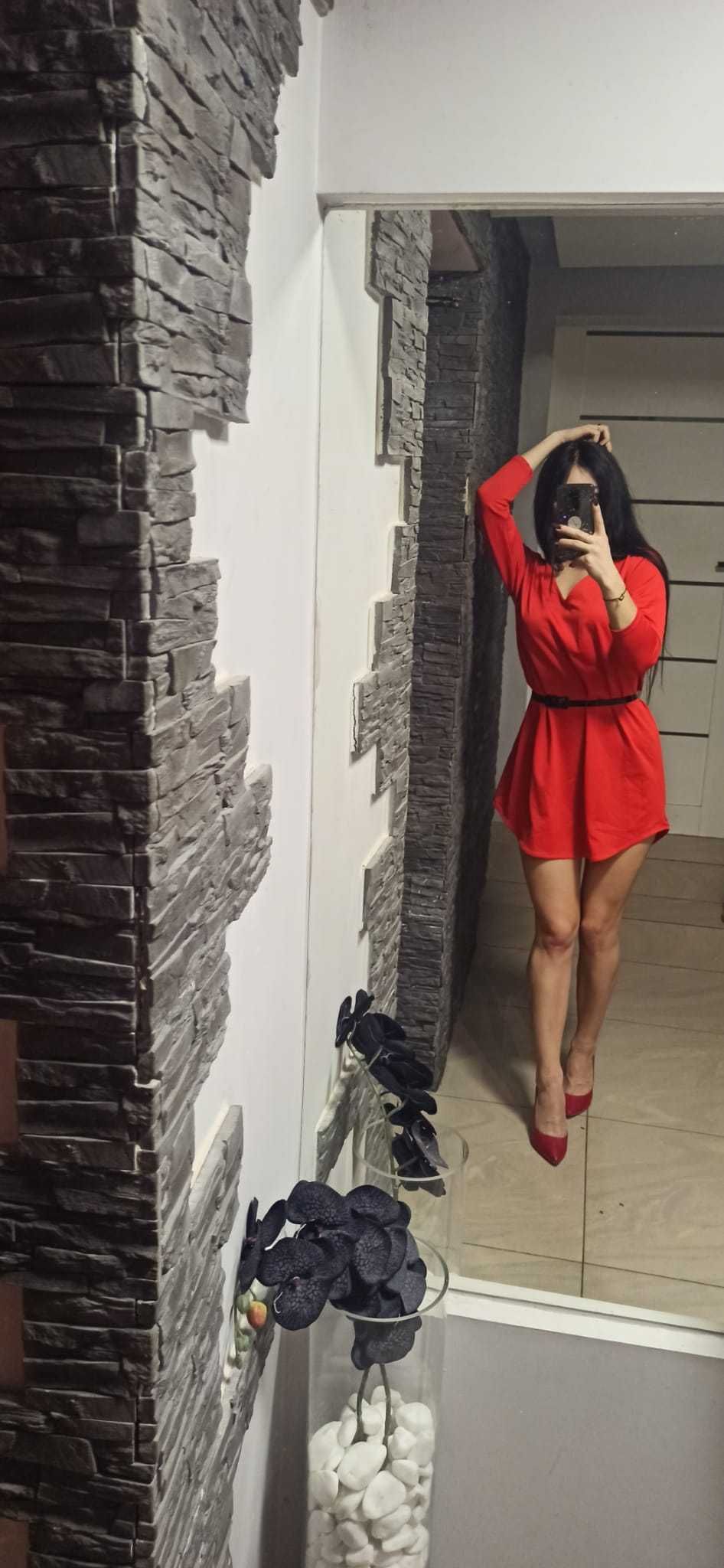 Sukienka H&M czerwona L