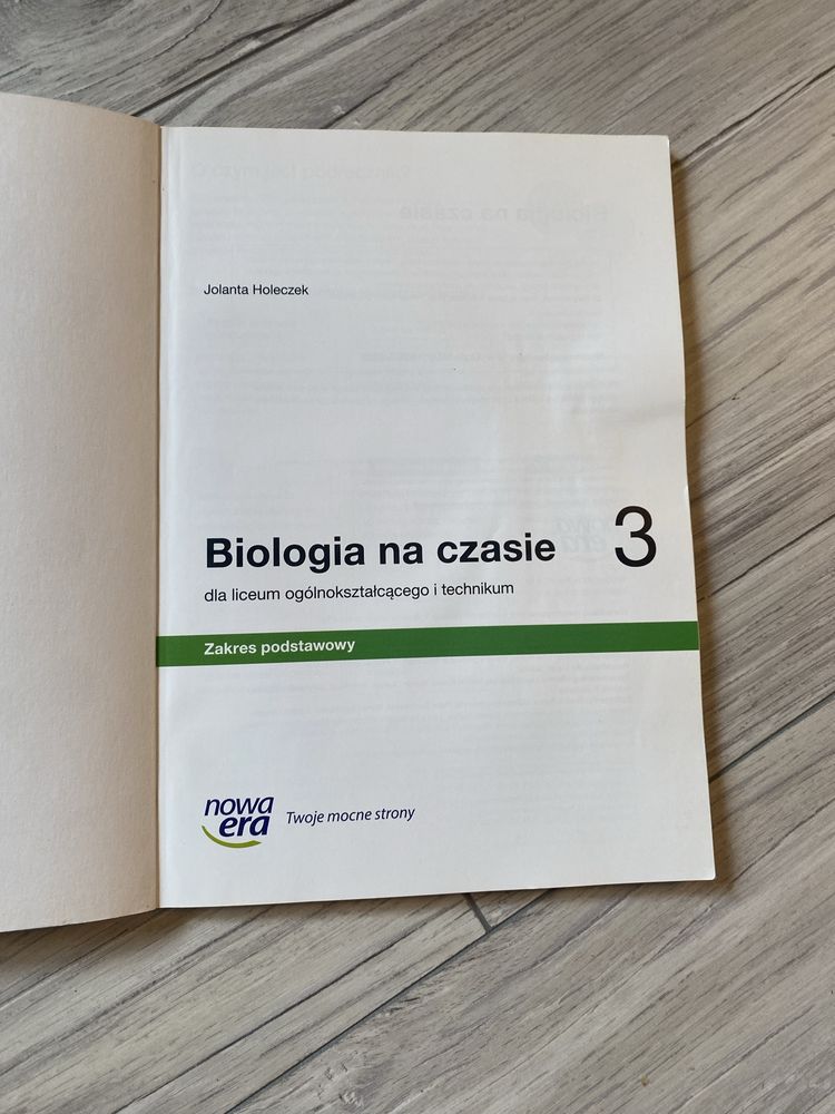 Biologia na czasie 3 podręcznik zakres podstawowy + ćwiczenia GRATIS