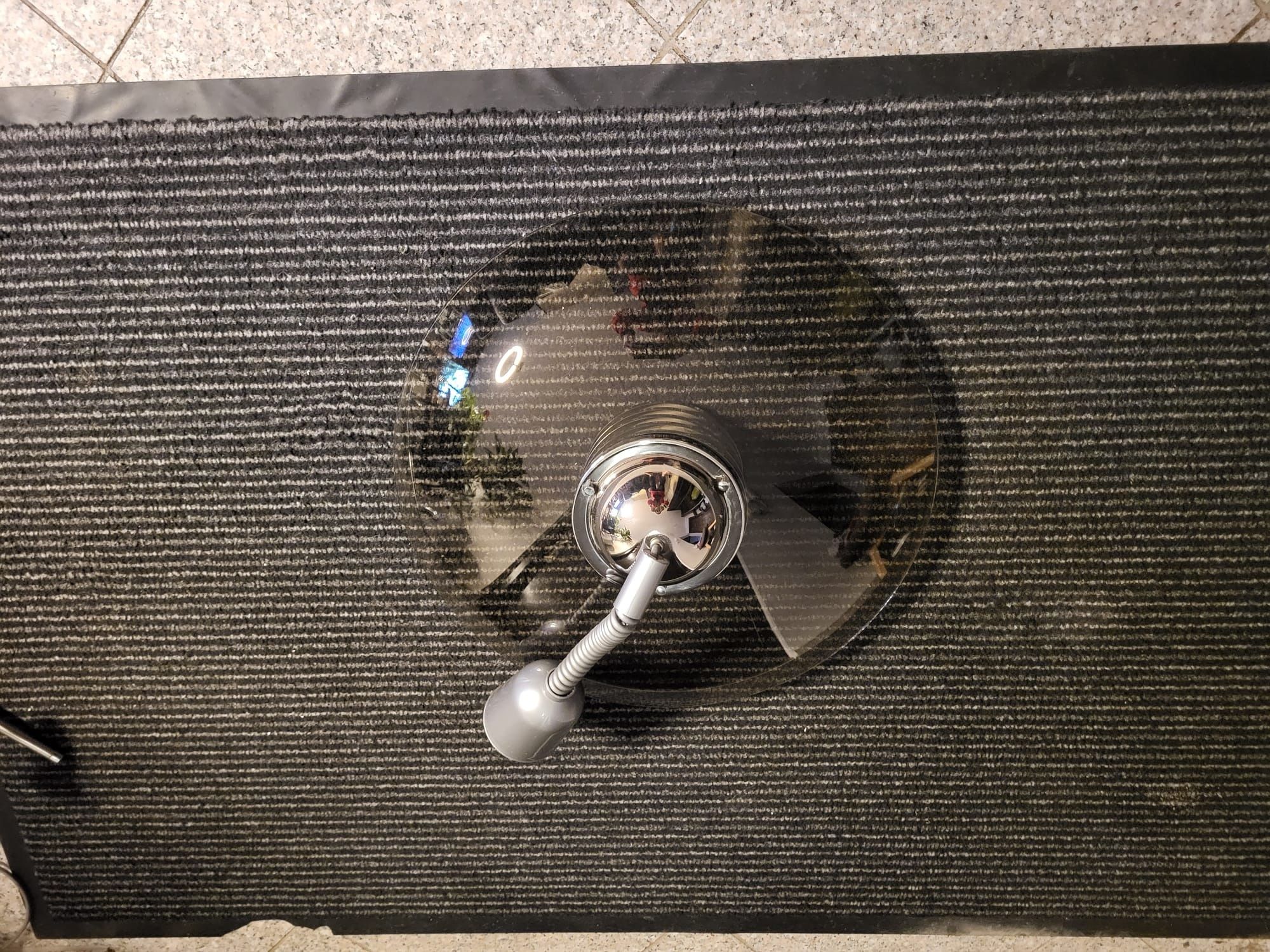 Lampa wisząca z przezroczystym kloszem do kuchni jadalni loft