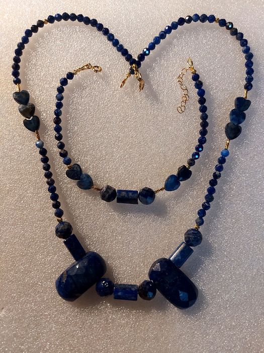 Komplet biżuterii z naturalnych kamieni