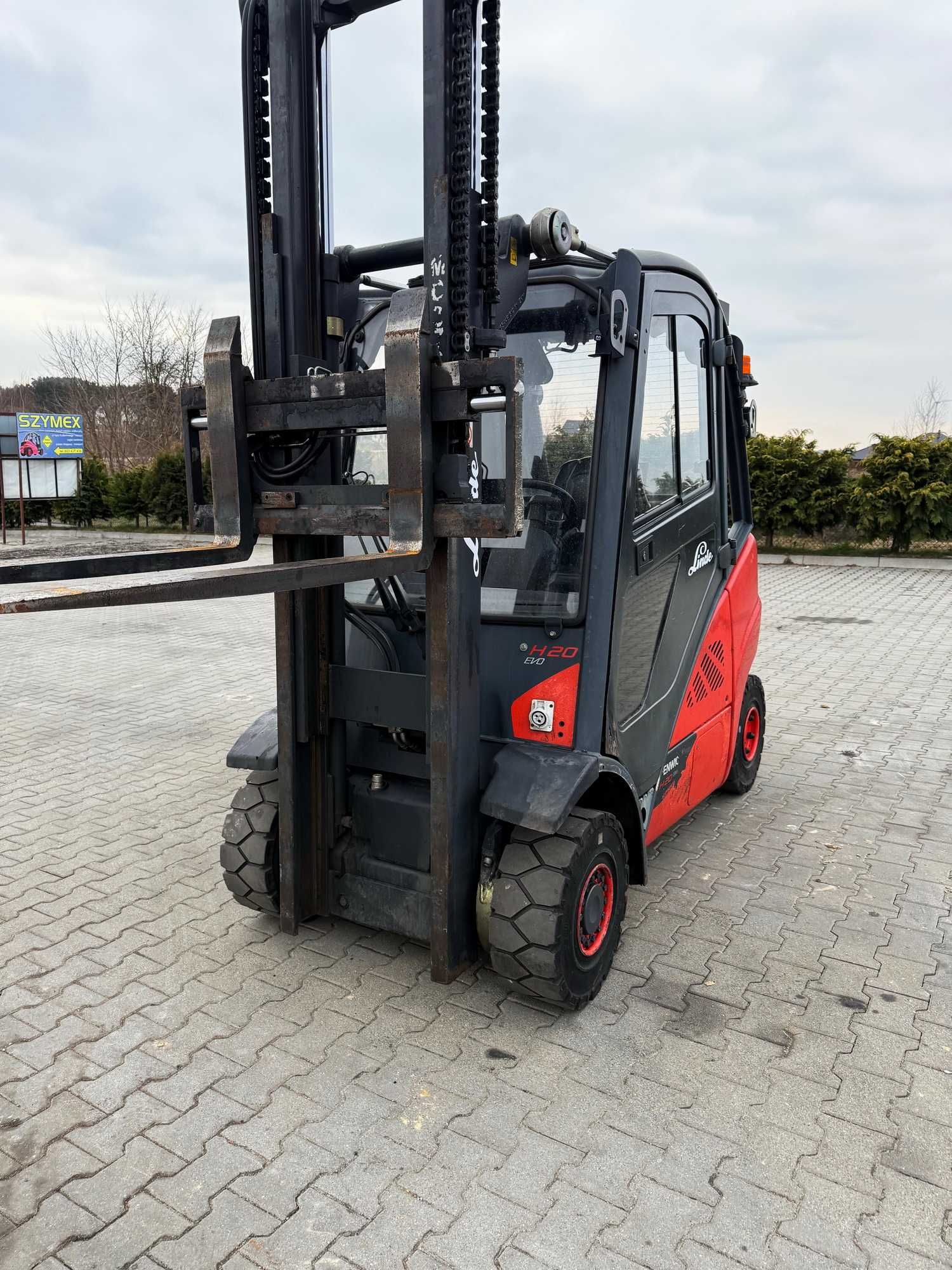 wózek widłowy LINDE H20D-02/600 EVO diesel 2017r kabina Klima 9400mtg