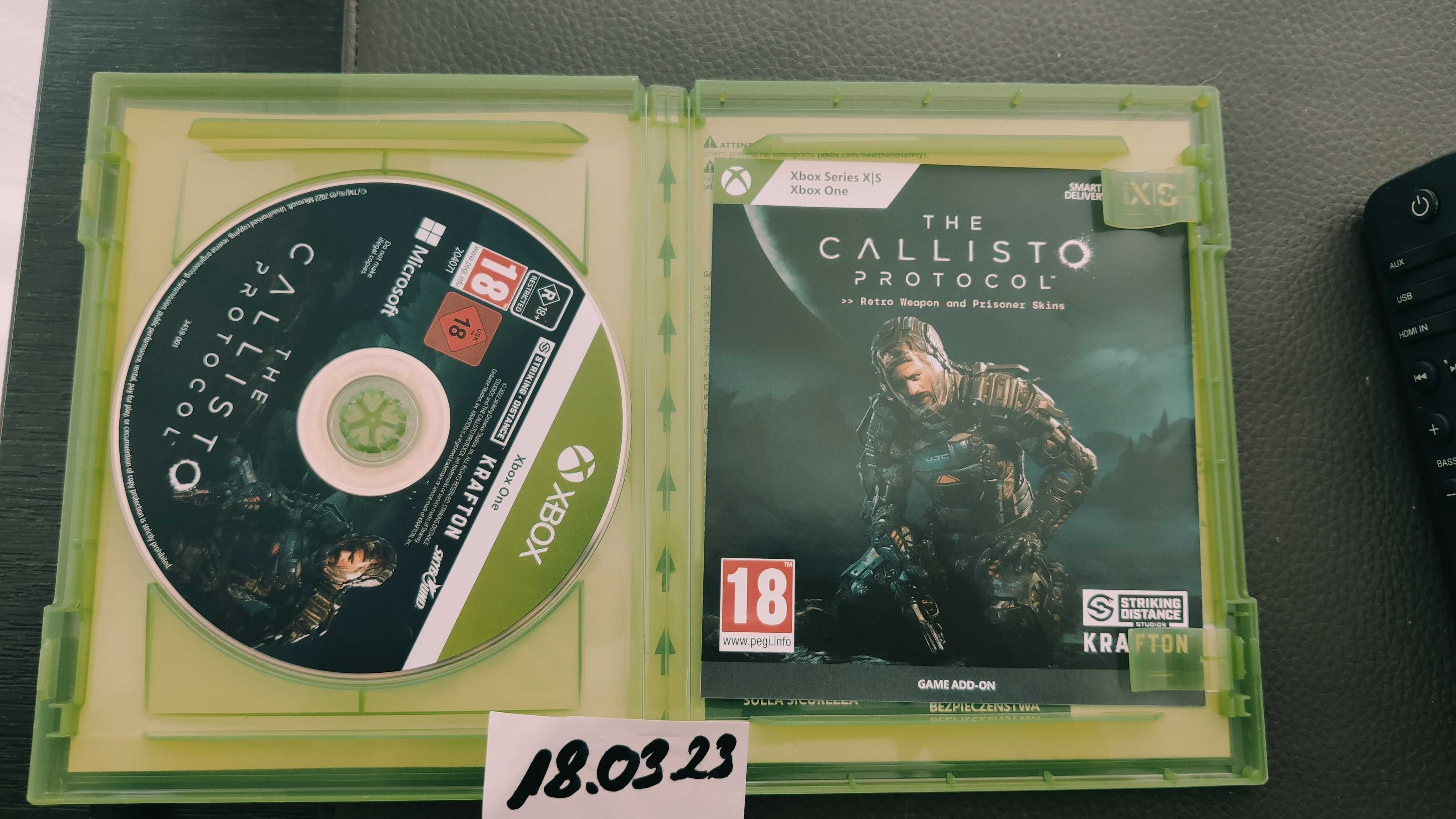 Xbox one Callisto Protocol Idealna Wysyłka 24h