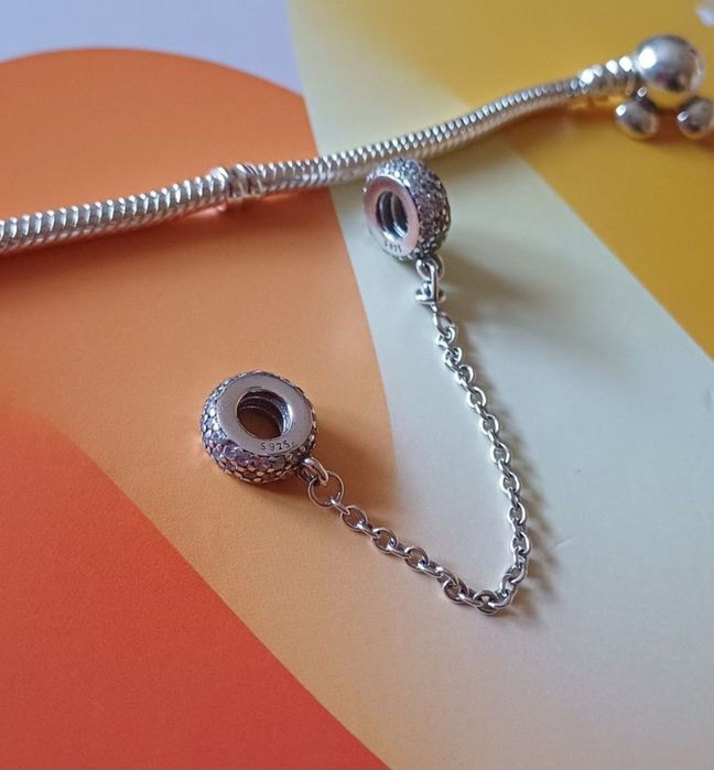 Łańcuszek zabezpieczający do bransoletki Pandora