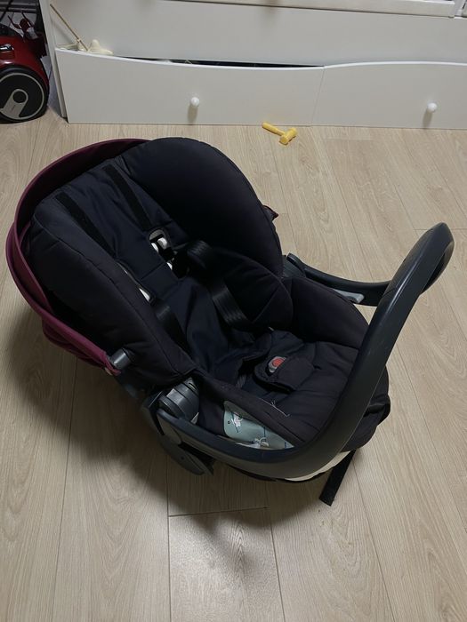 Автокрісло stokke люлька 0+ isofix + база ізофікс автокресло