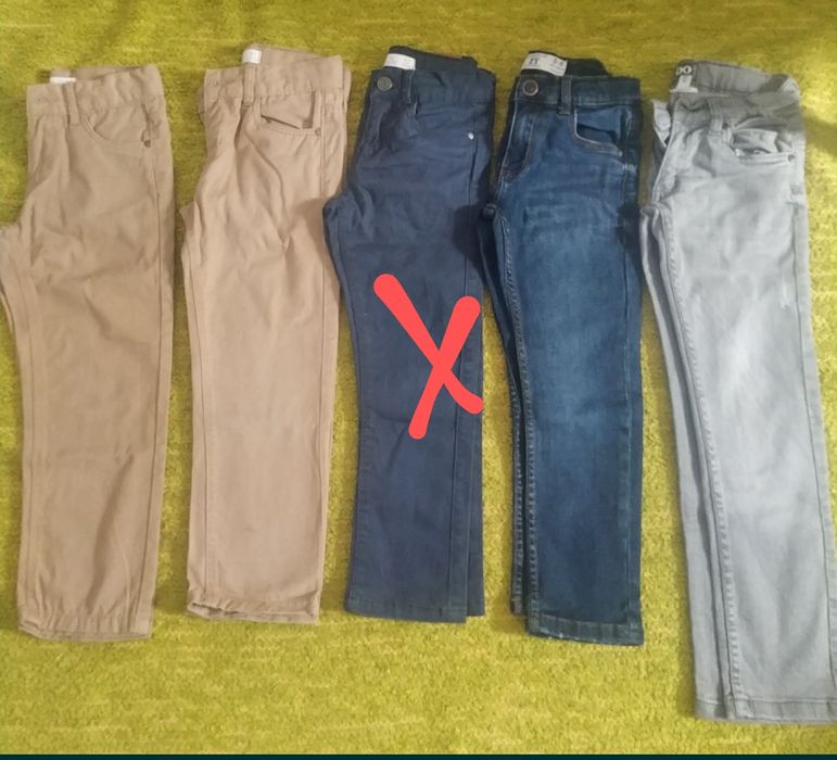 Calças de ganga para menino tam4 tam5 e 6 anos