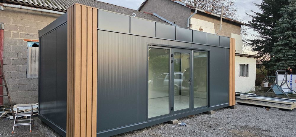 Pawilonu 7x3 handlowy, usługowy, biurowy,  uchwyty pod HDS'a