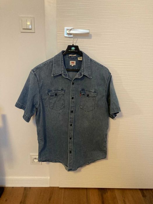 Koszula jeansowa błękitna Levi's M Stretch
