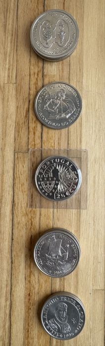 Moedas de Escudos e Euros comemorativas!