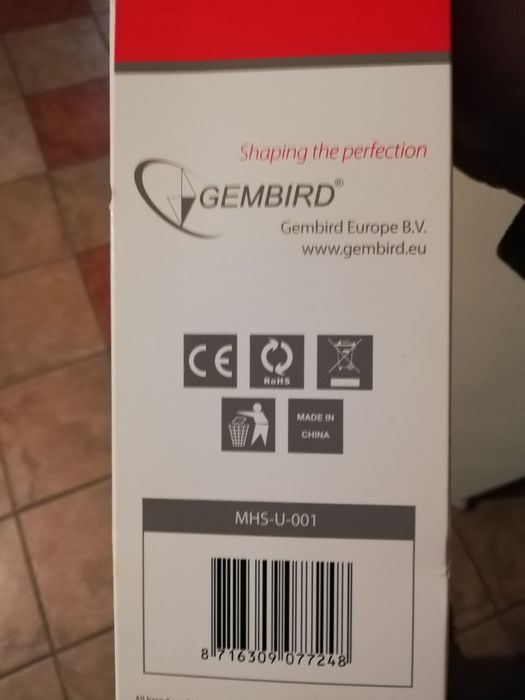 Słuchawki nauszne NOWE Gembird MHS-U-001