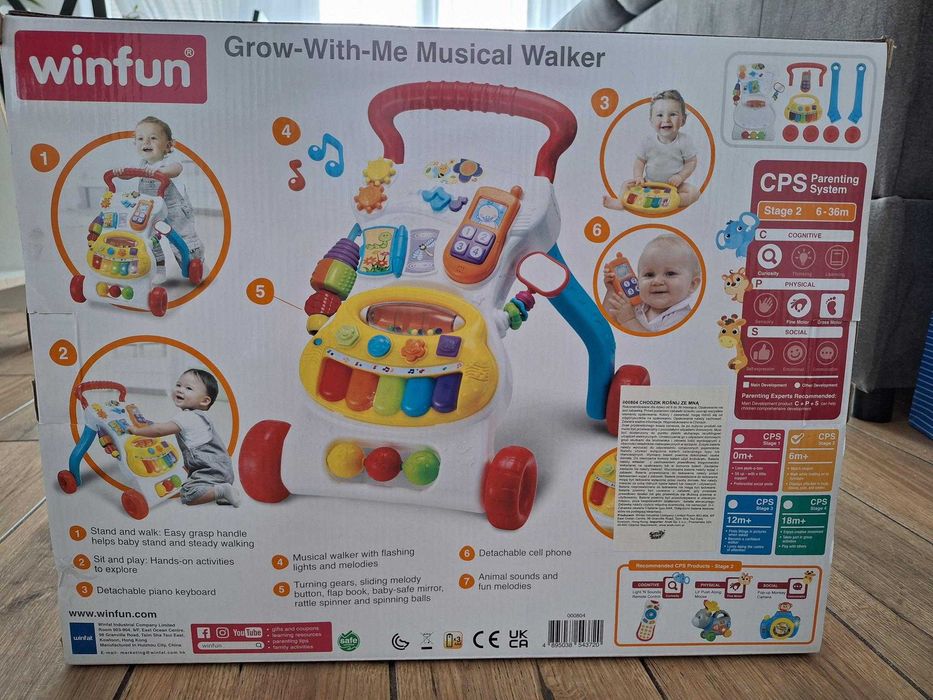 Muzyczny chodzik rośnij ze mną