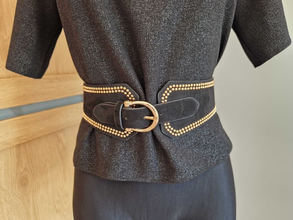 Czarna bluzka kapsułowa New Look rozmiar S/M