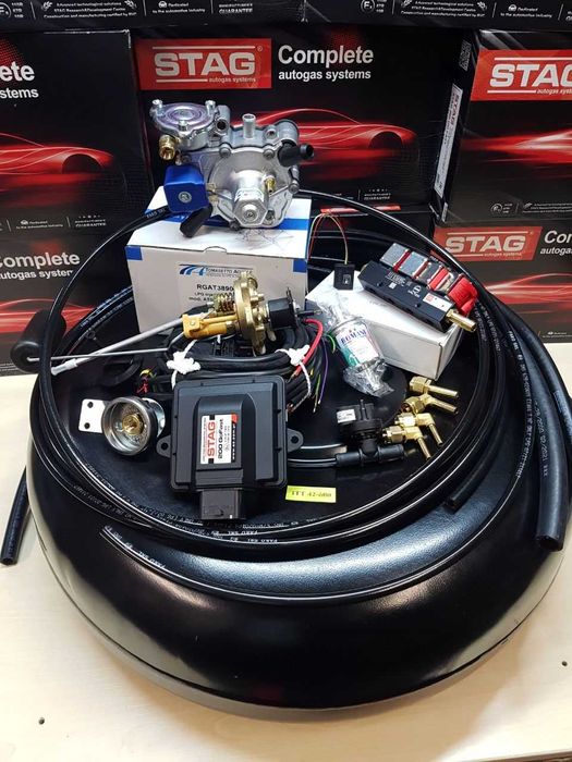 Повний комплект ГБО 4 покоління, Газова установка. Редуктор, форсунки