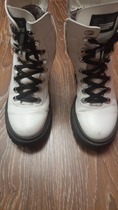 Зимові шкіряні сапожки