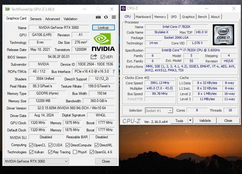 Ігровий комп'ютер RTX 3060, 32gb озу | 8 ядер 16 потоків