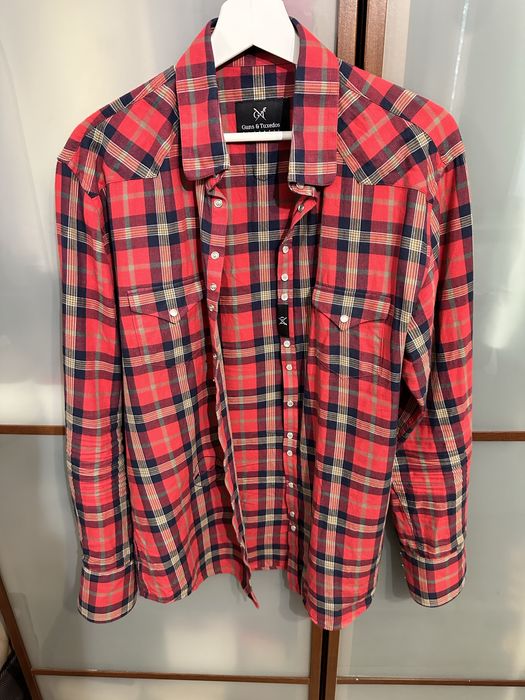 Koszula Guns&Tuxedos M Rage Age W kratę czerwona