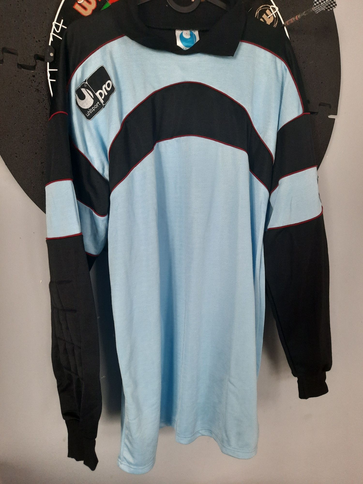 bluza bramkarska Uhlsport Pro,lata 80/90te, vintage, Goalkeeper Jersey
